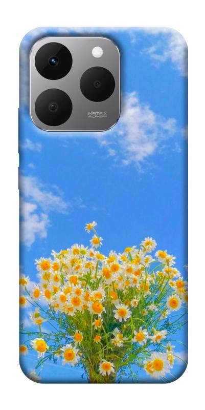 Чехол itsPrint Sky flowers для Realme 15T, цветы, купить оптом с доставкой