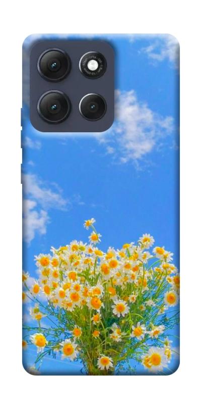 Чехол itsPrint Sky flowers для Motorola Moto G86 Power, цветы, купить оптом с доставкой