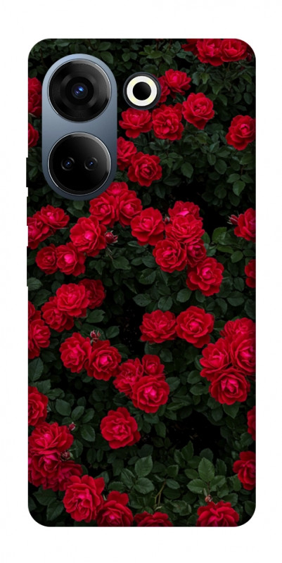 Чехол itsPrint Eternal roses для TECNO Camon 20 Pro (CK7n), цветы, купить оптом с доставкой