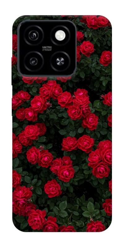 Чехол itsPrint Eternal roses для ZTE Blade A55 4G, цветы, купить оптом с доставкой