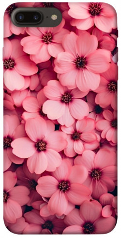 Чехол itsPrint Pink flowers для Apple iPhone 7 plus / 8 plus (5.5")