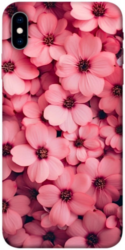 Чехол itsPrint Pink flowers для Apple iPhone X (5.8")