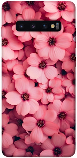 Чехол itsPrint Pink flowers для Samsung Galaxy S10+