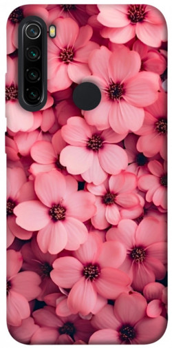 Чехол itsPrint Pink flowers для Xiaomi Redmi Note 8