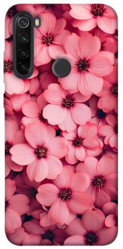 Чехол itsPrint Pink flowers для Xiaomi Redmi Note 8T