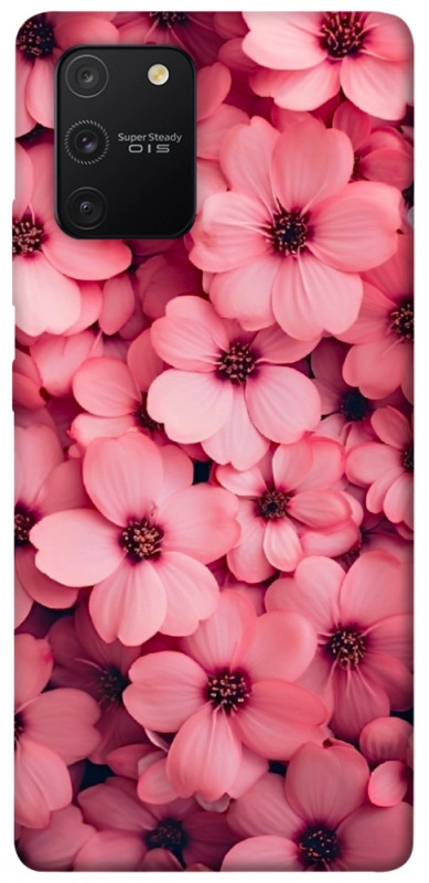Чехол itsPrint Pink flowers для Samsung Galaxy S10 Lite, цветы, купить оптом с доставкой