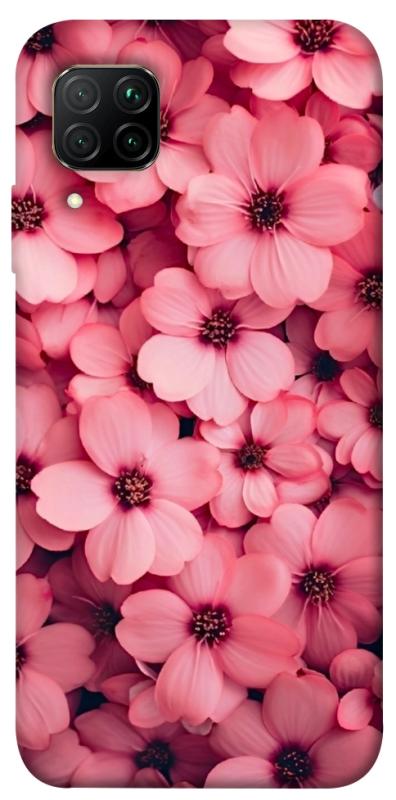 Чехол itsPrint Pink flowers для Huawei P40 Lite, цветы, купить оптом с доставкой