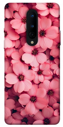 Чехол itsPrint Pink flowers для OnePlus 8
