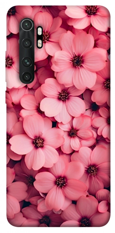 Чехол itsPrint Pink flowers для Xiaomi Mi Note 10 Lite, цветы, купить оптом с доставкой