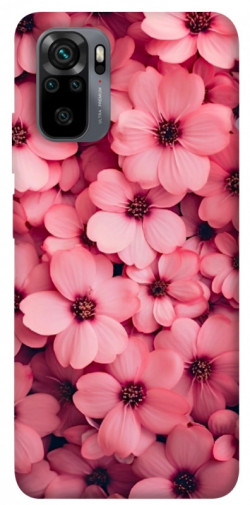 Чехол itsPrint Pink flowers для Xiaomi Redmi Note 10 / Note 10s