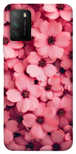 Чохол itsPrint Pink flowers для Xiaomi Poco M3