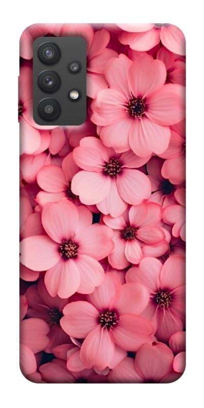 Чехол itsPrint Pink flowers для Samsung Galaxy A32 (A326B) 5G, цветы, купить оптом с доставкой