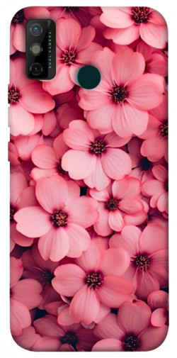 Чохол itsPrint Pink flowers для TECNO Spark 6 Go