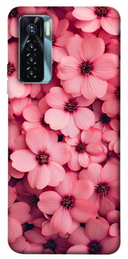 Чехол itsPrint Pink flowers для TECNO Camon 17 Pro