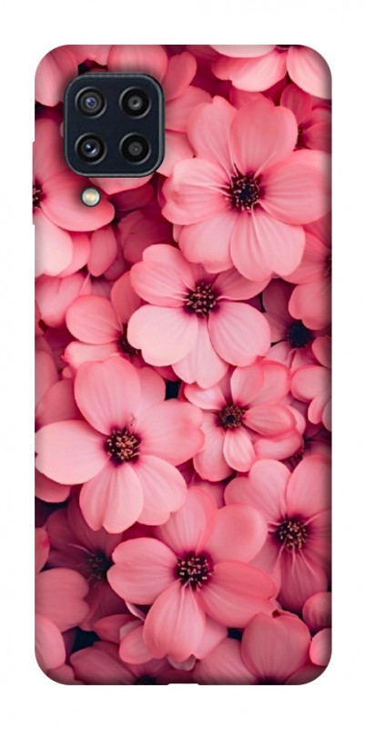 Чехол itsPrint Pink flowers для Samsung Galaxy M32, цветы, купить оптом с доставкой