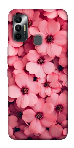 Чехол itsPrint Pink flowers для TECNO Spark 7