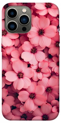 Чехол itsPrint Pink flowers для Apple iPhone 13 Pro Max (6.7")