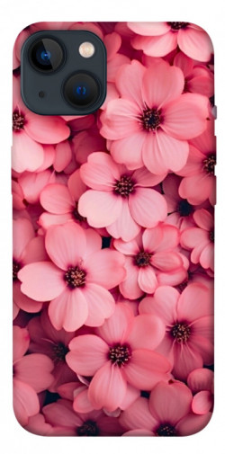 Чехол itsPrint Pink flowers для Apple iPhone 13 (6.1")