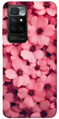 Чехол itsPrint Pink flowers для Xiaomi Redmi 10