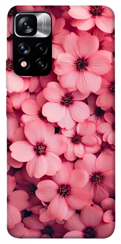 Чехол itsPrint Pink flowers для Xiaomi Poco M4 Pro 5G, цветы, купить оптом с доставкой