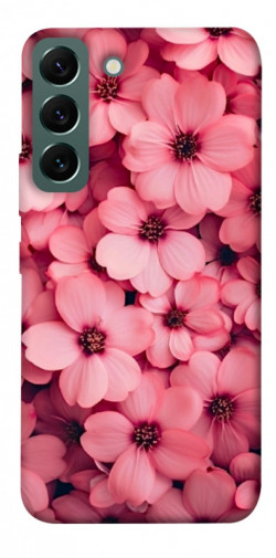 Чохол itsPrint Pink flowers для Samsung Galaxy S22