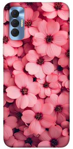 Чохол itsPrint Pink flowers для TECNO Spark 8P