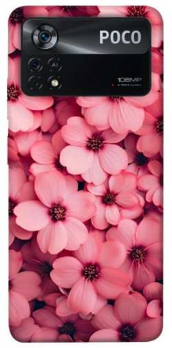 Чехол itsPrint Pink flowers для Xiaomi Poco X4 Pro 5G
