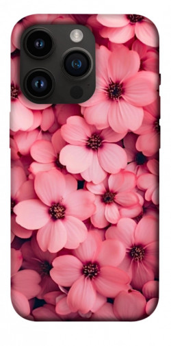 Чехол itsPrint Pink flowers для Apple iPhone 14 Pro (6.1")