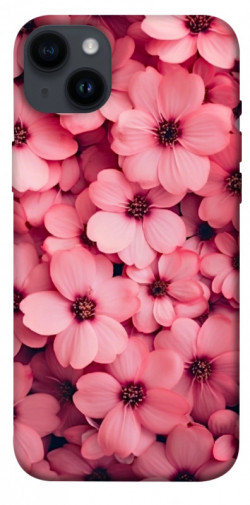 Чехол itsPrint Pink flowers для Apple iPhone 14 Plus (6.7")
