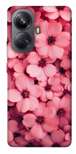 Чехол itsPrint Pink flowers для Realme 10 Pro+