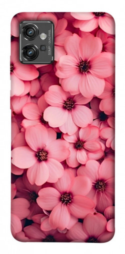 Чехол itsPrint Pink flowers для Motorola Moto G32