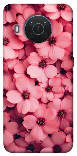 Чехол itsPrint Pink flowers для Nokia X10 / X20