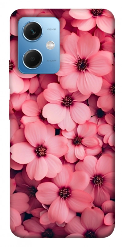Чехол itsPrint Pink flowers для Xiaomi Redmi Note 12 5G, цветы, купить оптом с доставкой