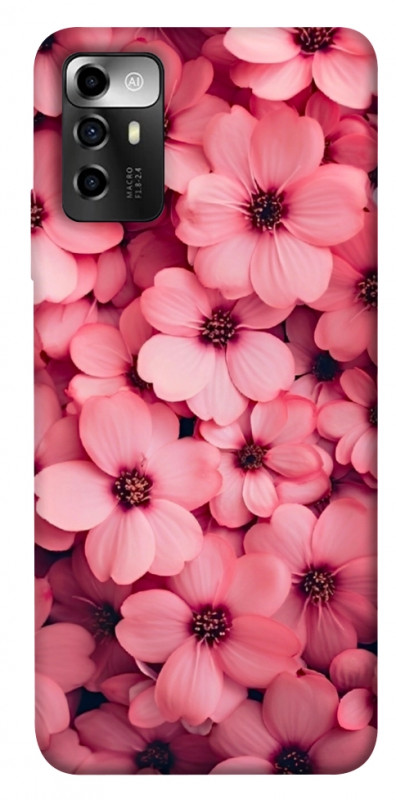 Чехол itsPrint Pink flowers для ZTE Blade V40 Vita, цветы, купить оптом с доставкой