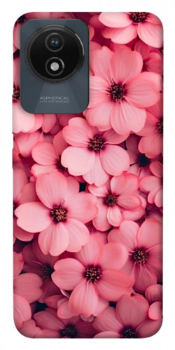 Чехол itsPrint Pink flowers для Vivo Y02