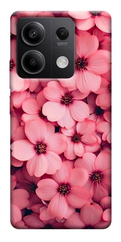 Чехол itsPrint Pink flowers для Xiaomi Redmi Note 13 5G, цветы, купить оптом с доставкой