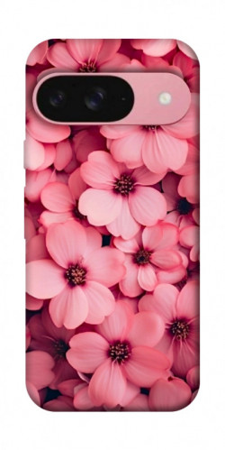 Чехол itsPrint Pink flowers для Google Pixel 9