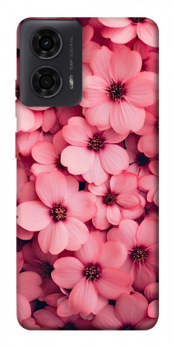 Чехол itsPrint Pink flowers для Motorola Moto G24