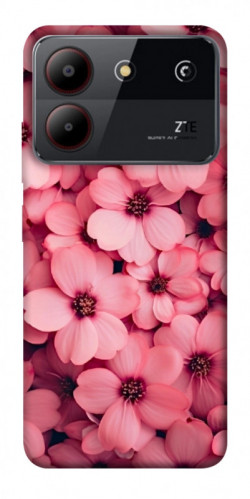 Чехол itsPrint Pink flowers для ZTE Blade A54 4G
