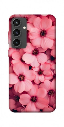 Чехол itsPrint Pink flowers для Samsung Galaxy S24 FE