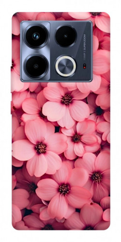 Чехол itsPrint Pink flowers для Infinix Note 40 4G