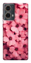 Чехол itsPrint Pink flowers для Motorola Moto G85