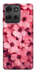Чехол itsPrint Pink flowers для Motorola Moto G75 5G