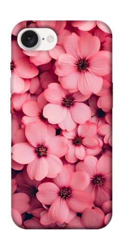 Чехол itsPrint Pink flowers для Apple iPhone 16e (6.1")
