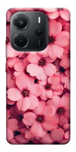 Чехол itsPrint Pink flowers для Xiaomi Redmi Note 14 4G (Int. version)