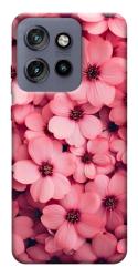 Чехол itsPrint Pink flowers для Motorola Edge 50 Neo