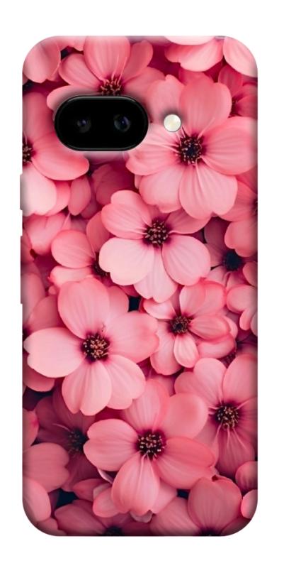 Чехол itsPrint Pink flowers для Google Pixel 9a, цветы, купить оптом с доставкой