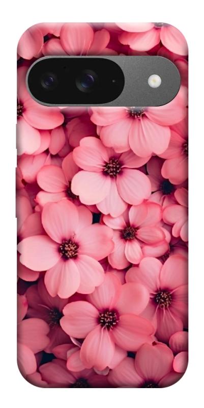 Чехол itsPrint Pink flowers для Google Pixel 10, цветы, купить оптом с доставкой