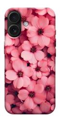 Чехол itsPrint Pink flowers для Apple iPhone 17 (6.3")