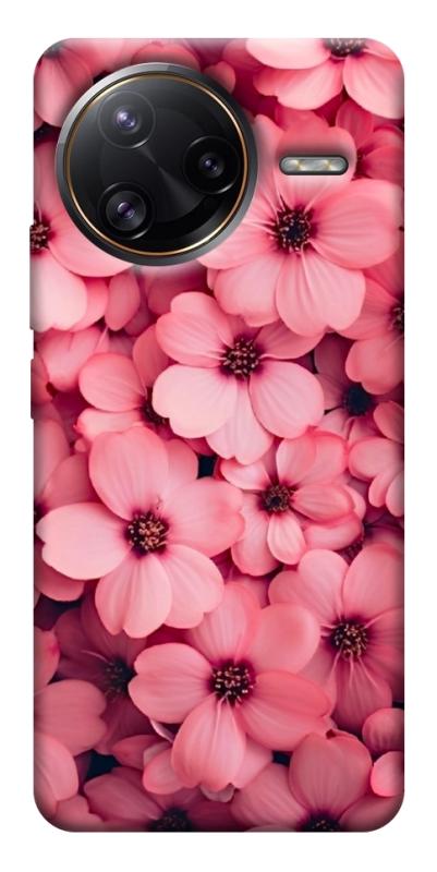 Чехол itsPrint Pink flowers для Xiaomi Poco F7, цветы, купить оптом с доставкой